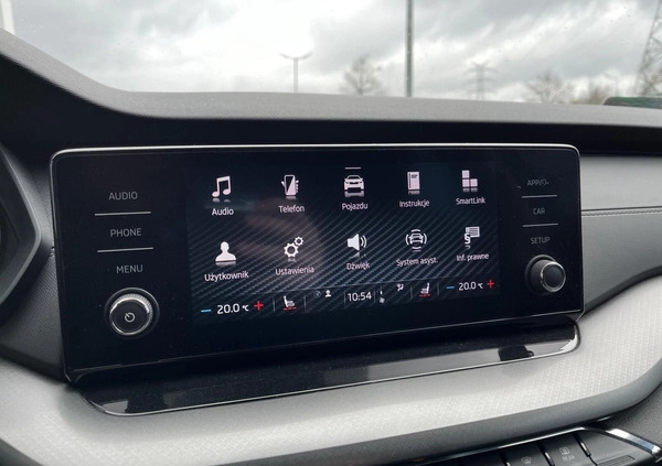 Skoda Octavia cena 73500 przebieg: 109406, rok produkcji 2020 z Oleszyce małe 379